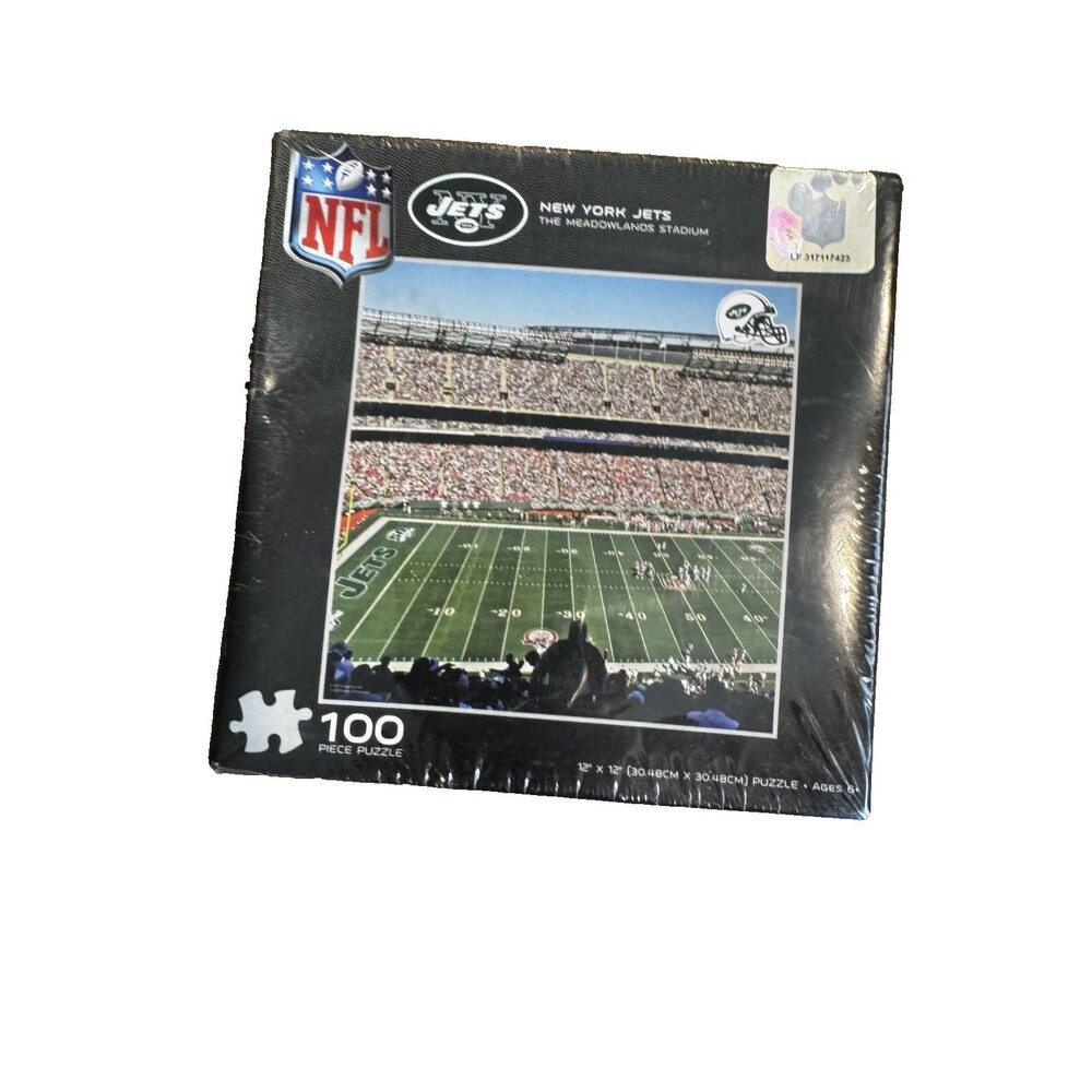 New York Jets MetLife Meadowlands Stadium 100 Piece Puzzle NFL NEW Sealed